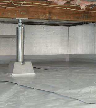 Installed crawl space insulation in Oskaloosa
