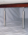 a crawl space repaired with crawl space jack posts and a crawl space liner for a home in Oskaloosa