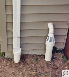 No-freeze basement drain discharge line in Fort Dodge